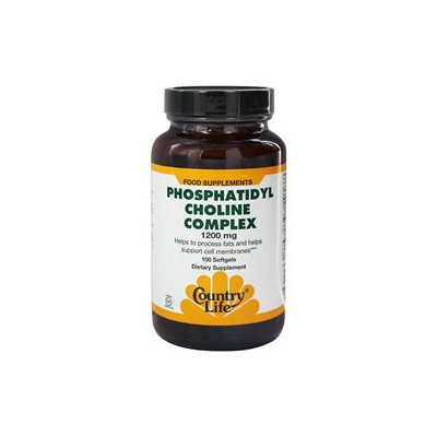 Country Life - Phosphatidyl Choline Complex 1200 mg. - 100 Softgels