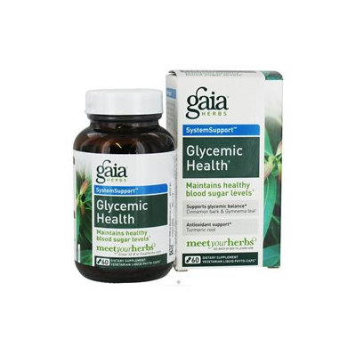 Gaia Herbs Glycemic Health - 60 Vegetarian Liquid Phyto-Caps
