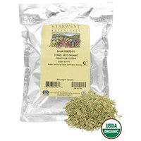 Starwest Botanicals Fennel Seed Whole Organic - 1 lb