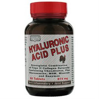 Only Natural Inc. Only Natural Hyaluronic Acid Plus - 814 mg - 60 Tablets