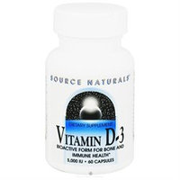 Source Naturals - Vitamin D-3 5000 IU - 60 Capsules