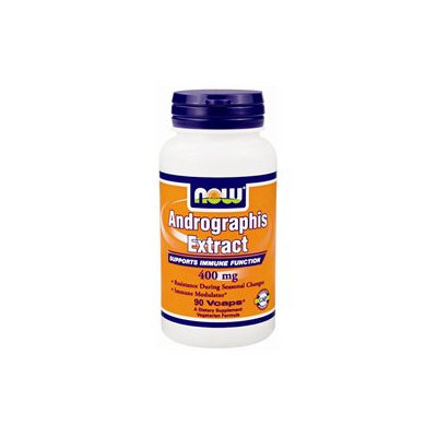 NOW Foods - Andrographis Extract 400 mg. - 90 Vegetarian Capsules