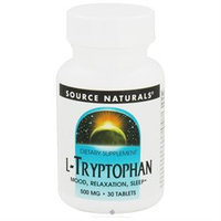 Source Naturals L-Tryptophan - 500 mg - 30 Tablets