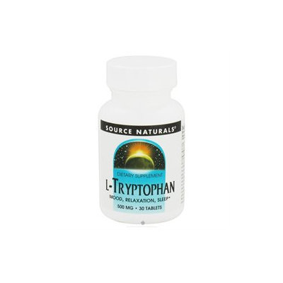 Source Naturals L-Tryptophan - 500 mg - 30 Tablets