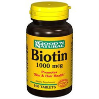 Good 'N Natural - Biotin 1000 mcg. - 100 Tablets