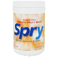 Xlear - Spry Chewing Gum with Xylitol Fresh Fruit - 600 Pieces