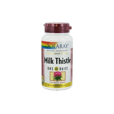 Solaray - Guaranteed Potency Milk Thistle One Daily - 60 Vegetarian Capsules