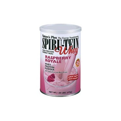 Spiru-Tein (Spirutein) Whey Raspberry Royale Nature's Plus 1.05 lb Powder