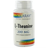 Solaray L-Theanine - 200 mg - 90 Vegetarian Capsules