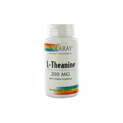Solaray L-Theanine - 200 mg - 90 Vegetarian Capsules