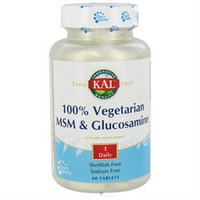 Kal MSM and Glucosamine 100% Vegetarian - 60 Tablets