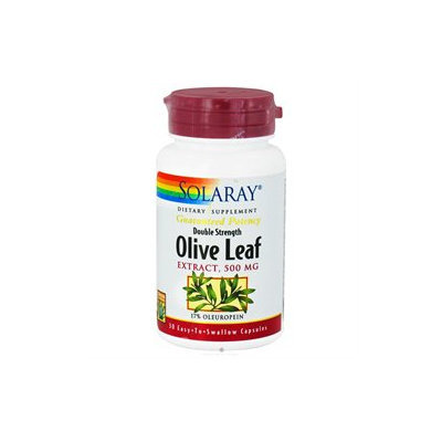 Solaray Olive Leaf Two Daily - 500 mg - 30 Capsules