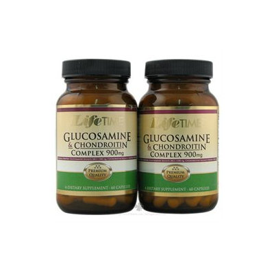 LifeTime Vitamins - Glucosamine & Chondroitin Complex 6060 Twin Pack 900 mg. - 120 Capsules