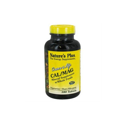 Nature's Plus - Source of Life Cal/Mag 500/250 Mg - 180 Tablets