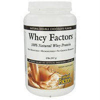 Natural Factors Whey Factors Double Chocolate - 2 lbs