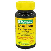 Good 'N Natural - Easy Iron Iron Glycinate 28 mg. - 90 Capsules
