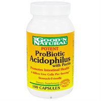Good 'N Natural - Potent ProBiotic Acidophilus with Pectin - 100 Capsules