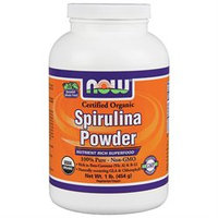 NOW Foods Spirulina Powder Certified Organic, 1 lb