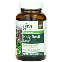 Gaia Herbs Holy Basil Leaf, 120 Liquid Phyto-Capsules