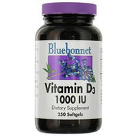 Bluebonnet Nutrition - Vitamin D3 1000 IU - 250 Softgels