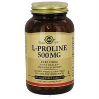 Solgar L-Proline - 500 mg - 100 Vegetable Capsules