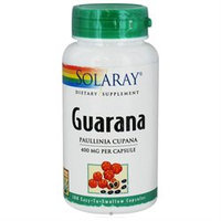 Solaray Guarana 400MG - 100 Capsules - Other Herbs