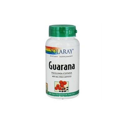 Solaray Guarana 400MG - 100 Capsules - Other Herbs
