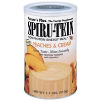 Nature's Plus Spiru-Tein Shake Peaches and Cream - 1.1 lbs