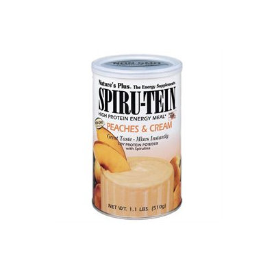 Nature's Plus Spiru-Tein Shake Peaches and Cream - 1.1 lbs