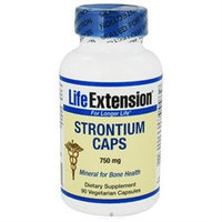 Life Extension - Strontium Caps 750 mg. - 90 Vegetarian Capsules
