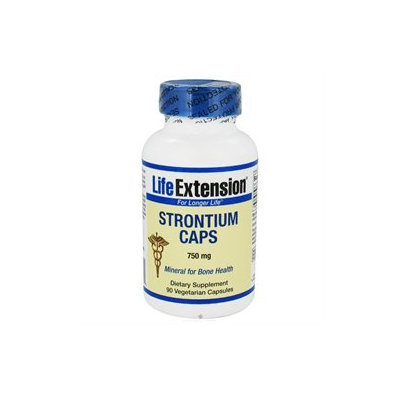 Life Extension - Strontium Caps 750 mg. - 90 Vegetarian Capsules