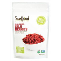 Sunfood Superfoods - Sun-dried Goji Berries Superfruit Snack - 8 oz.