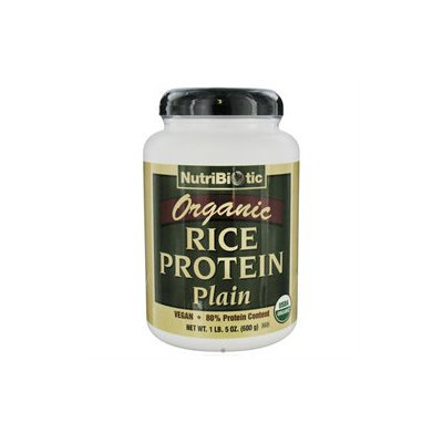 Nutribiotic - Organic Vegan Rice Protein Plain Flavor - 1.5 lbs.