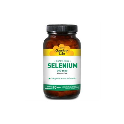 Country Life - Selenium Selenomethionine 100 mcg. - 90 Tablets