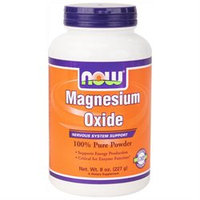NOW Foods - Magnesium Oxide Powder - 8 oz.