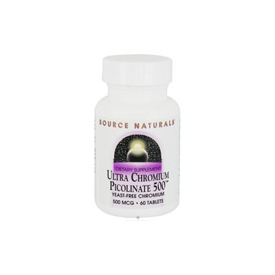 Source Naturals - Ultra Chromium Picolinate 500 mcg. - 60 Tablets