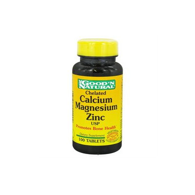 Good 'N Natural - Chelated Calcium Magnesium Zinc - 100 Tablets