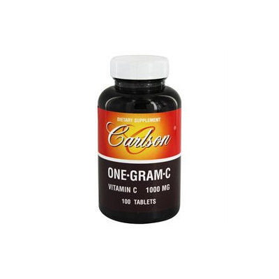 Carlson Laboratories One-Gram C 1000 MG - 100 Tablets - Vitamin C