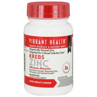 Vibrant Health Krebs Zinc - 30 mg - 60 Capsules