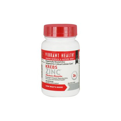 Vibrant Health Krebs Zinc - 30 mg - 60 Capsules