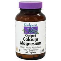 Bluebonnet Nutrition - Chelated Calcium Magnesium - 60 Caplets