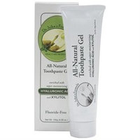 Hyalogic - Dr. John's Formula All-Natural Toothpaste Gel with Hyaluronic Acid - 4.58 oz.
