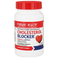 Vibrant Health, Chewable Cholesterol Blocker, 510 mg, 60 Wafers