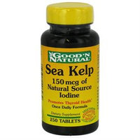 Good 'N Natural - Sea Kelp 150 mcg of Natural Source Iodine - 250 Tablets