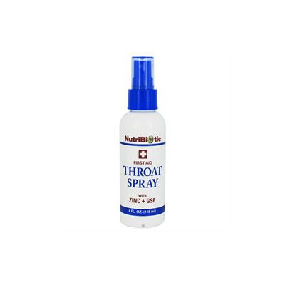 Nutribiotic - First Aid Throat Spray with Zinc GSE - 4 oz.