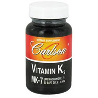 Carlson Labs - Vitamin K2 MK-7 Menaquinone-7 45 mcg. - 90 Softgels