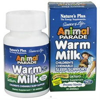 Nature's Plus - Animal Parade Warm Milk Dreamy Vanilla - 30 Chewable Tablets