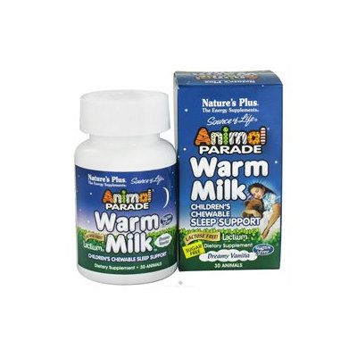 Nature's Plus - Animal Parade Warm Milk Dreamy Vanilla - 30 Chewable Tablets