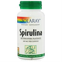 Solaray Spirulina 410 MG - 100 Capsules - Spirulina
