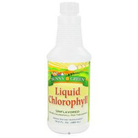 Solaray Sunny Green - Liquid Chlorophyll Unflavored 100 mg. - 16.2 oz.